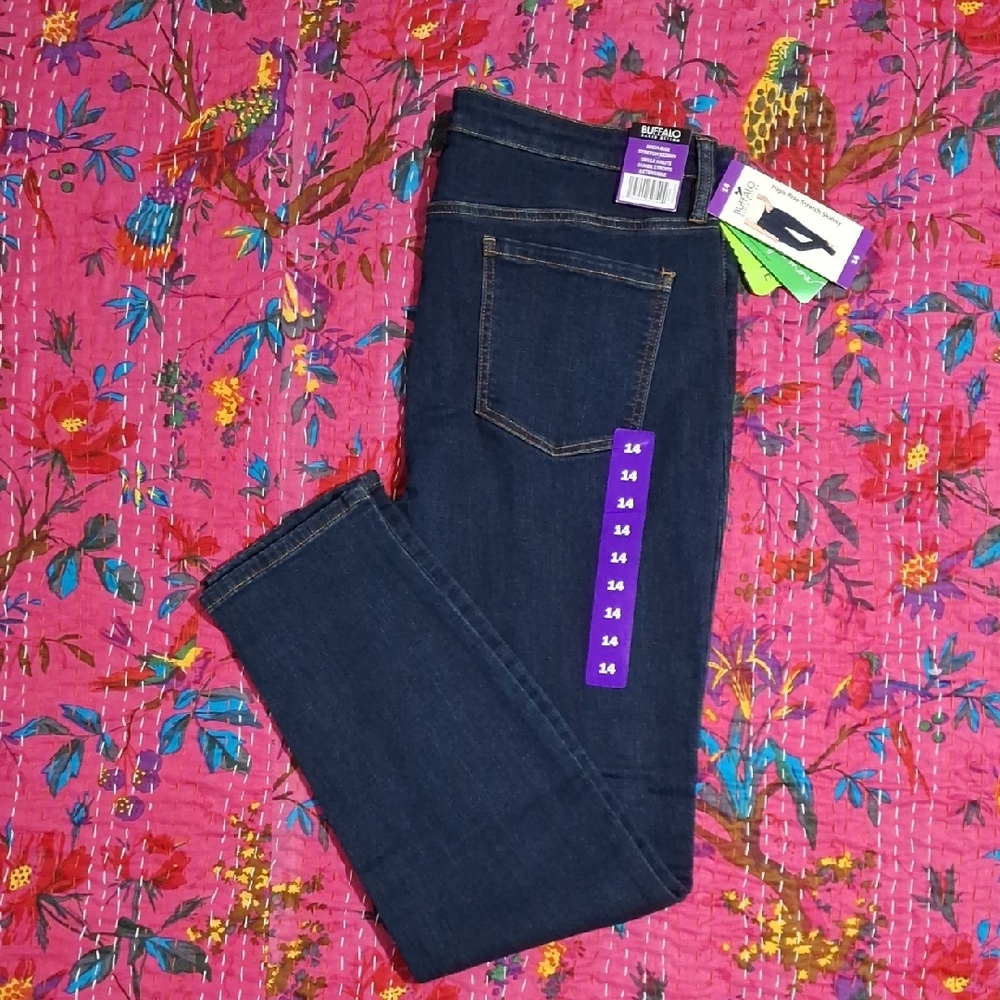 Buffalo David Bitton Women's Skinny Jeans in Dark Indigo